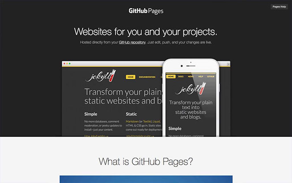 Hosting resource GitHub Pages