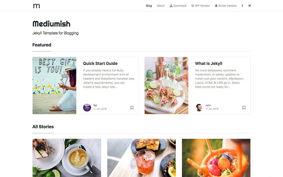 Mediumish Jekyll theme